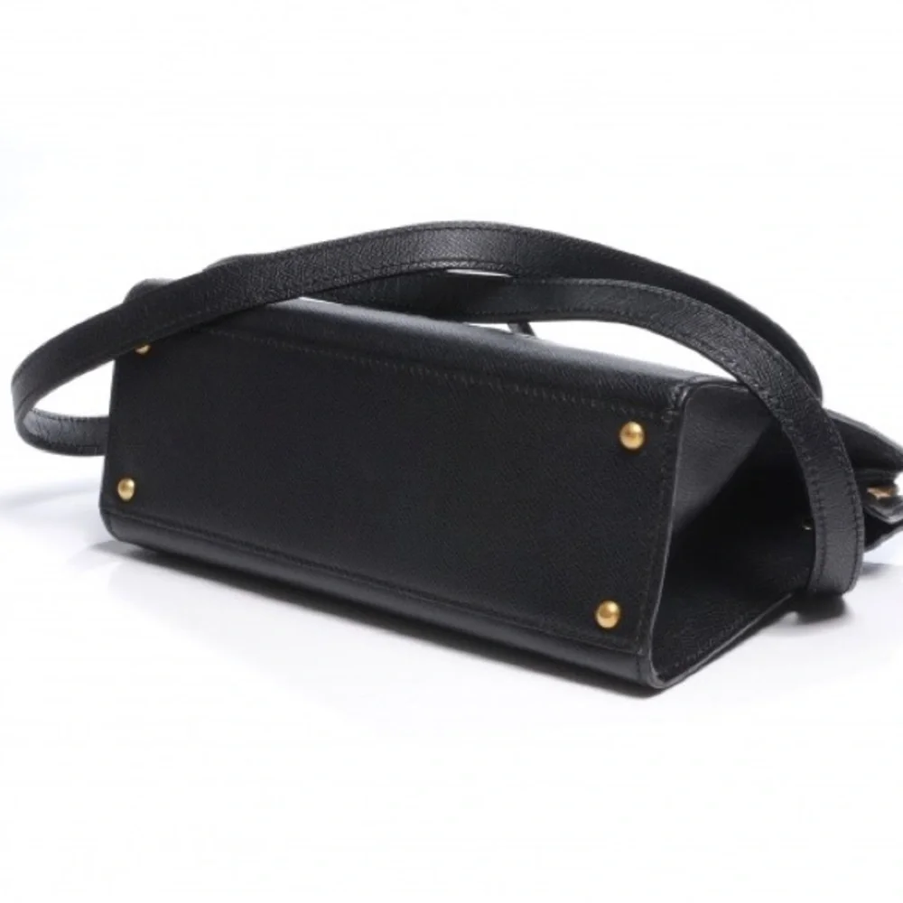 Rare Chanel Vintage Caviar Shoulder Bag - Authentic Black Leather - Picture 5 of 16